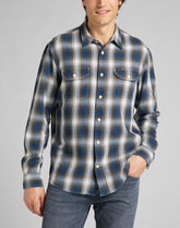 LEE WORKER SHIRT SERPICO GREEN L68HMJOJ 112140618